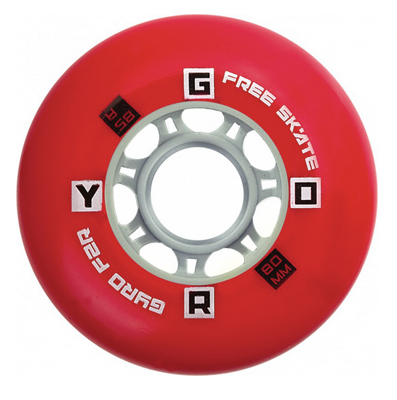 GYRO Roue F2R 85A inline skate wheel red